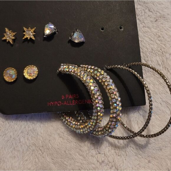 Fine jewelry 2pair earrings - Picture 1 of 12